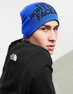 Синяя шапка-бини The North Face Highline Beta-Голубой