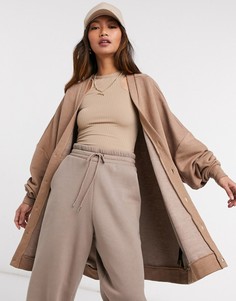 Трикотажный кардиган в стиле oversized ASOS 4505-Коричневый цвет