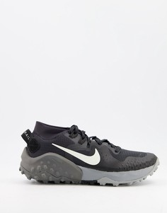 Черные кроссовки Nike Running Wildhorse 6-Белый