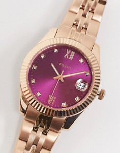 Золотистые женские часы-браслет Fossil ES4900-Золотистый