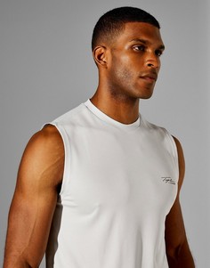 Серая спортивная майка Topman GYM-Серый