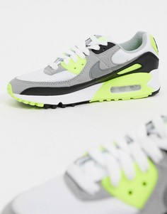 Белые кроссовки Nike Air Max 90-Белый