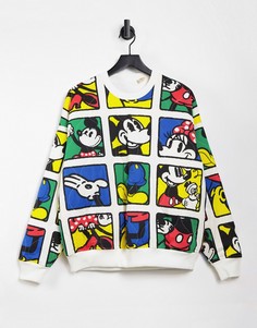 Двусторонний свитшот с круглым вырезом и многоцветным принтом Levis x Disney-Многоцветный Levis®