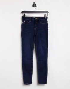 Облегающие джинсы цвета индиго River Island Molly-Голубой