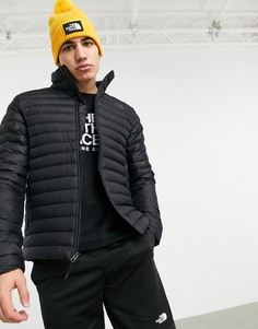Черный пуховик The North Face