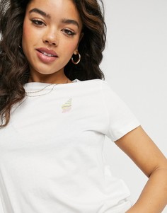 Белая футболка с логотипом Vero Moda-Белый
