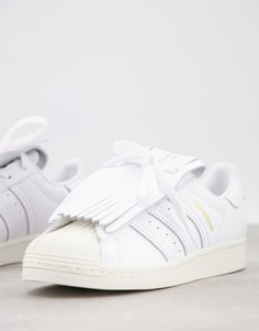Кроссовки с бахромой adidas Originals Superstar-Белый