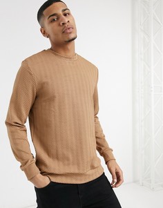 Свитшот светло-бежевого цвета River Island-Белый