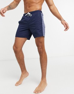 Легкие шорты для плавания из быстросохнущей ткани Lacoste-Темно-синий