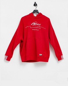 Худи красного цвета adidas Originals-Красный