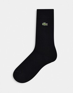 Черные носки с логотипом Lacoste-Черный цвет