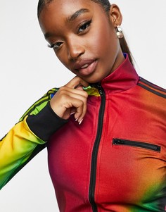 Разноцветный спортивный топ adidas Originals-Многоцветный