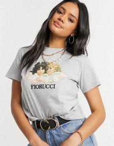 Серая футболка Fiorucci-Серый