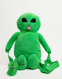 Плюшевый рюкзак зеленого цвета «Лорд Инопланетянин» RIPNDIP Lord Alien-Зеленый цвет