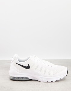 Белые кроссовки с черными вставками Nike Air Max Invigor-Белый