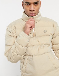 Коричневая легкая куртка adidas Originals-Коричневый цвет