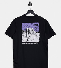 Черная футболка с принтом горы The North Face – эксклюзивно для ASOS-Черный цвет