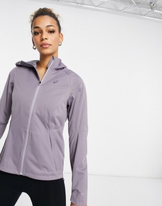 Серая куртка Asics-Серый
