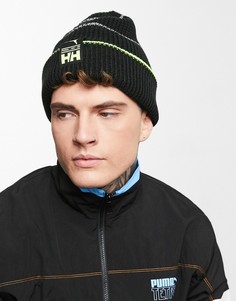 Черная шапка-бини с логотипом Puma x Helly Hansen-Черный