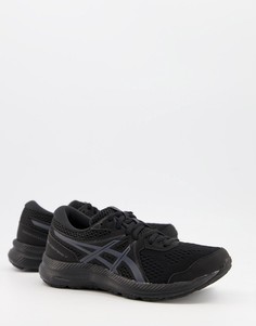 Черные кроссовки для бега Asics RunningGel-Contend 7-Черный цвет