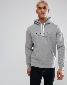 Худи серого цвета Jack Wills Batsford-Серый