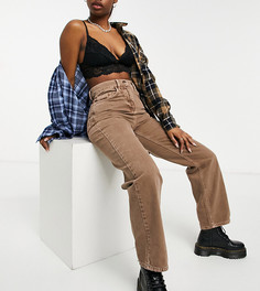 Коричневые джинсы в винтажном стиле Reclaimed Vintage Inspired 82-Коричневый цвет