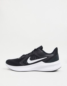 Черно-белые кроссовки Nike Running Downshifter 10-Черный цвет