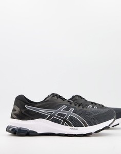 Черно-белые кроссовки Asics Running GT-1000 10-Черный цвет