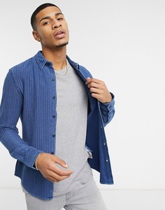 Рубашка узкого кроя цвета индиго в полоску с карманом Levis sunset-Фиолетовый Levis®