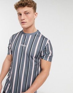 Серая рубашка в полоску River Island-Серый