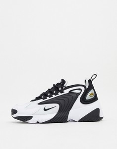 Черно-белые кроссовки Nike Zoom-Белый