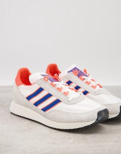 Белые кроссовки adidas Originals Glenbuck-Белый