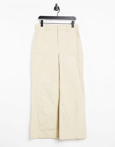 Широкие брюки в рабочем стиле Dr Denim Tuva-Светло-коричневый