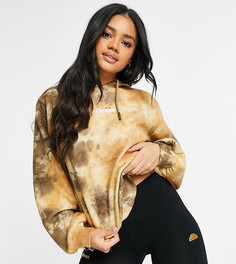 Кремовый худи с принтом тай-дай ellesse – эксклюзивно для ASOS