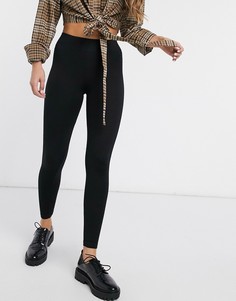 Черные леггинсы Topshop ponte-Черный