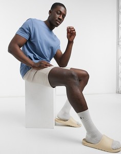 Комплект для дома из футболки и пижамных шорт пастельных тонов ASOS DESIGN-Многоцветный