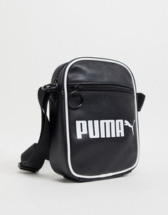 Черная сумка Puma Campus Retro-Черный цвет