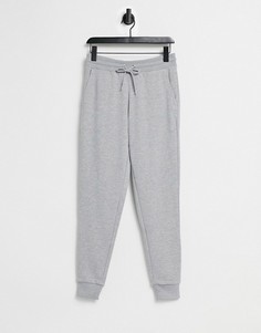 Серые меланжевые джоггеры скинни ASOS DESIGN-Серый