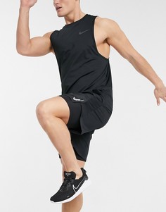 Черные шорты 2 в 1 длиной 7 дюймов Nike Running Challenger-Черный