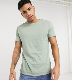 Зеленая футболка с необработанными краями Brave Soul Tall-Зеленый цвет