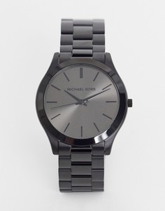 Черные узкие часы-браслет Michael Kors runway MK8507-Черный цвет