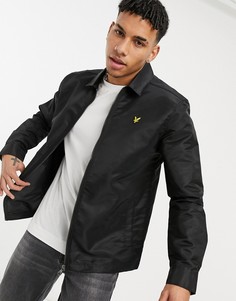 Легкая черная куртка из нейлона Lyle & Scott-Черный цвет