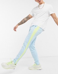 Голубые брюки Puma Summer Luxe T7-Голубой