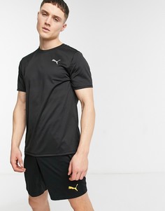 Черная футболка PUMA Running Favourite-Черный цвет