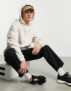 Бежевый oversize-худи ASOS DESIGN