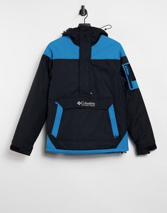 Черная с синим куртка-пуловер Columbia Challenger-Черный цвет