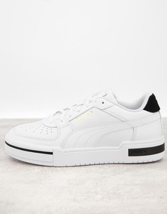 Белые кроссовки c черными вставками PUMA CA Pro Heritage-Белый