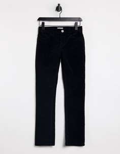 Черные зауженные вельветовые брюки JDY Era-Черный цвет