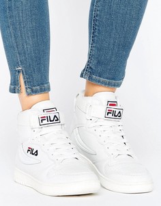 Белые высокие кроссовки Fila Fx100-Белый