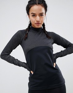 Черный лонгслив Nike Training Pro Warm